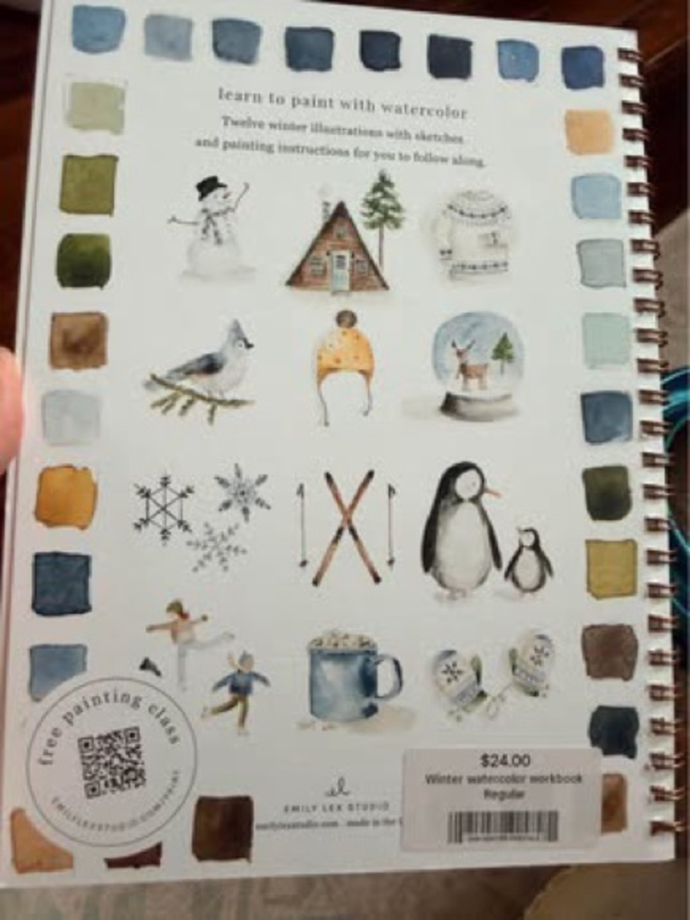 NEW Watercolor Field Kit Paint Set with Winter Watercolor Notebook - Picture 3 of 6